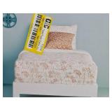 Twin/Twin Extra Long Satin Quilt Copper - Room Essentials™: Midweight Sateen Coverlet, Floral Pattern, OEKO-TEX Certified