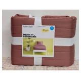 Twin/Twin Extra Long Satin Quilt Rose Pink - Room Essentials™: Midweight Sateen Coverlet, Machine Washable, OEKO-TEX Certified