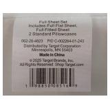 Full Christmas Ultra Soft Flannel Sheet Set White - Threshold™