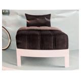 Twin/Twin Extra Long Lofty Microfiber Comforter Black - Room Essentials™: Midweight, Plain Weave, Machine Washable
