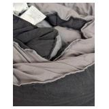 Twin/Twin Extra Long Lofty Microfiber Comforter Black - Room Essentials™: Midweight, Plain Weave, Machine Washable