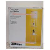 Shelf Floor Lamp White (Light Bulbs Not Included) - Room Essentials™