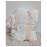 King Microplush Bed Blanket Sour Cream - Threshold
