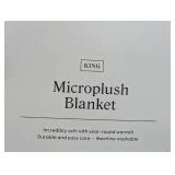 King Microplush Bed Blanket Sour Cream - Threshold