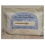 Standard/Queen Medium Firm Cool Touch Memory Foam Bed Pillow - Threshold
