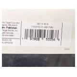 Full/Queen Washed Cotton Sateen Comforter and Sham Set Black - Threshold