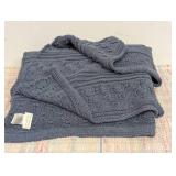 50"x60" Dimensional Knit Throw Blue - Threshold