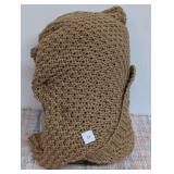 Oversized Recycled Knit Throw Blanket Brown - Threshold