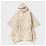 Quilted Wearable blanket White Tan, Room Essentials