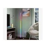 Color Changing LED Floor Lamp with Remote Control Mood and Ambient Lighting Black - Room Essentials™