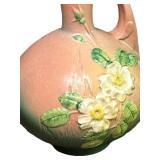 I6 - Vintage Roseville 996-13 White Rose Ewer