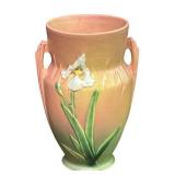 I4 - Roseville Pottery Iris Vase Shape 921-8 Vintage Art Deco