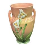 I4 - Roseville Pottery Iris Vase Shape 921-8 Vintage Art Deco