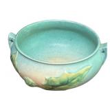J6 - Vintage Roseville Thornapple Floral Bowl