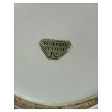 J6 - Vintage Roseville Pottery Savona Pedestal Vase