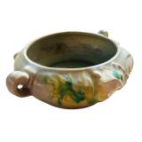J5 - Vintage Roseville Pottery Floral Bowl