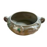 J5 - Vintage Roseville Pottery Floral Bowl