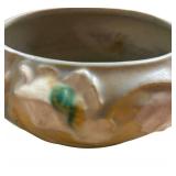 J5 - Vintage Roseville Pottery Floral Bowl