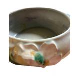J5 - Vintage Roseville Pottery Floral Bowl
