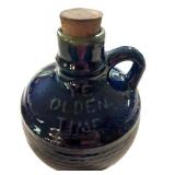 J5 - Vintage Ye Olden Time Ceramic Whiskey Jug