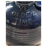 J5 - Vintage Ye Olden Time Ceramic Whiskey Jug
