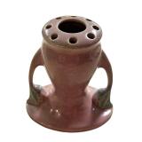 J5 - Roseville Tuscany Pink 66-5 Vintage Art Deco Flower Frog