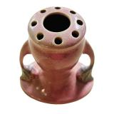 J5 - Roseville Tuscany Pink 66-5 Vintage Art Deco Flower Frog