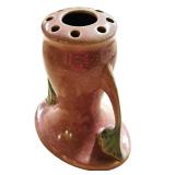 J5 - Roseville Tuscany Pink 66-5 Vintage Art Deco Flower Frog