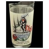 J5 - Vintage Kentucky Derby Glass Tumblers (Lot of 5)