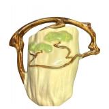J5 - Vintage 1949 Roseville Ming Tree Wall Pocket 566-8