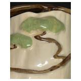 J5 - Vintage 1949 Roseville Ming Tree Wall Pocket 566-8