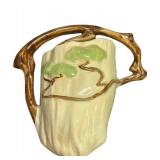 J5 - Vintage 1949 Roseville Ming Tree Wall Pocket 566-8