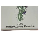 J4 - 1995 Pottery Lovers Reunion Tile Trivets (Lot of 2)