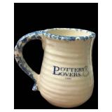 J4 - Pottery Lovers 1999 Mugs & Pottery Man Figure (Lot of 3)