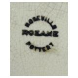 J4 - Vintage Roseville Rozane Ivory Floral Wall Pocket Planter
