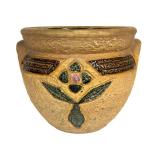 L6 - Antique 1915 Roseville Jardiniere Mostique Pattern
