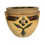 L6 - Antique 1915 Roseville Jardiniere Mostique Pattern