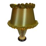 Vintage Roseville Florentine Table Lamp With Shade