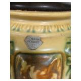 Vintage Roseville Florentine Table Lamp With Shade