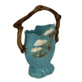 M4 - Antique Roseville Pottery Ming Tree Basket
