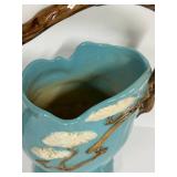 M4 - Antique Roseville Pottery Ming Tree Basket