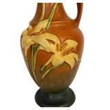 F1 - Vintage Roseville Zephyr Lily Pottery Tree Vase