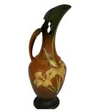 F1 - Vintage Roseville Zephyr Lily Pottery Tree Vase