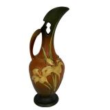 F1 - Vintage Roseville Zephyr Lily Pottery Tree Vase