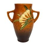 F2 - Vintage Roseville Freesia Vase & Ewer (Lot of 2)