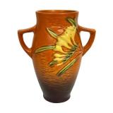 F2 - Vintage Roseville Freesia Vase & Ewer (Lot of 2)