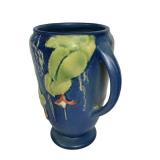 M4 - Antique Roseville Fuchsia Blue Vase 893-6 1938