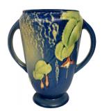 M4 - Antique Roseville Fuchsia Blue Vase 893-6 1938