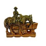 F1 - Vintage McCoy Cowboy Horse Figural Planter 1955