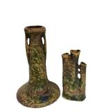 F3 - Vintage Roseville Imperial I Pottery Mixed Lot of 2